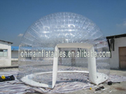 inflatable clear dome tent
